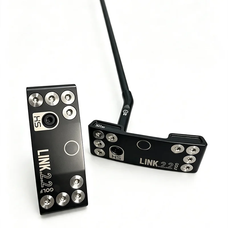 HS LINK 2.2 Golf Putter Black Balance Putter 33 34 35 Inch Black Graphite Shaft With Head Cover Link 2.2 Putter