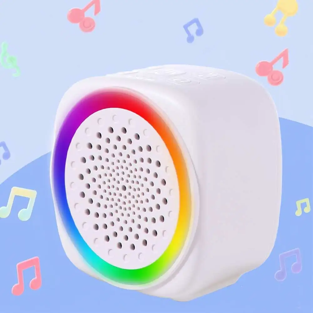 مع آلة الضوضاء البيضاء للأطفال بإضاءة RGB باللون الأبيض 26 نوعًا، مشغل صوت مهدئ للنوم والموسيقى مع مؤقت