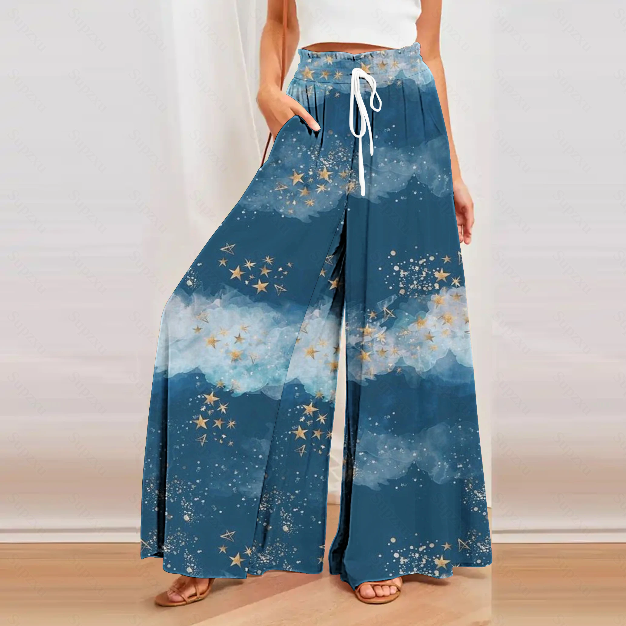 Printed Pants Women… - image