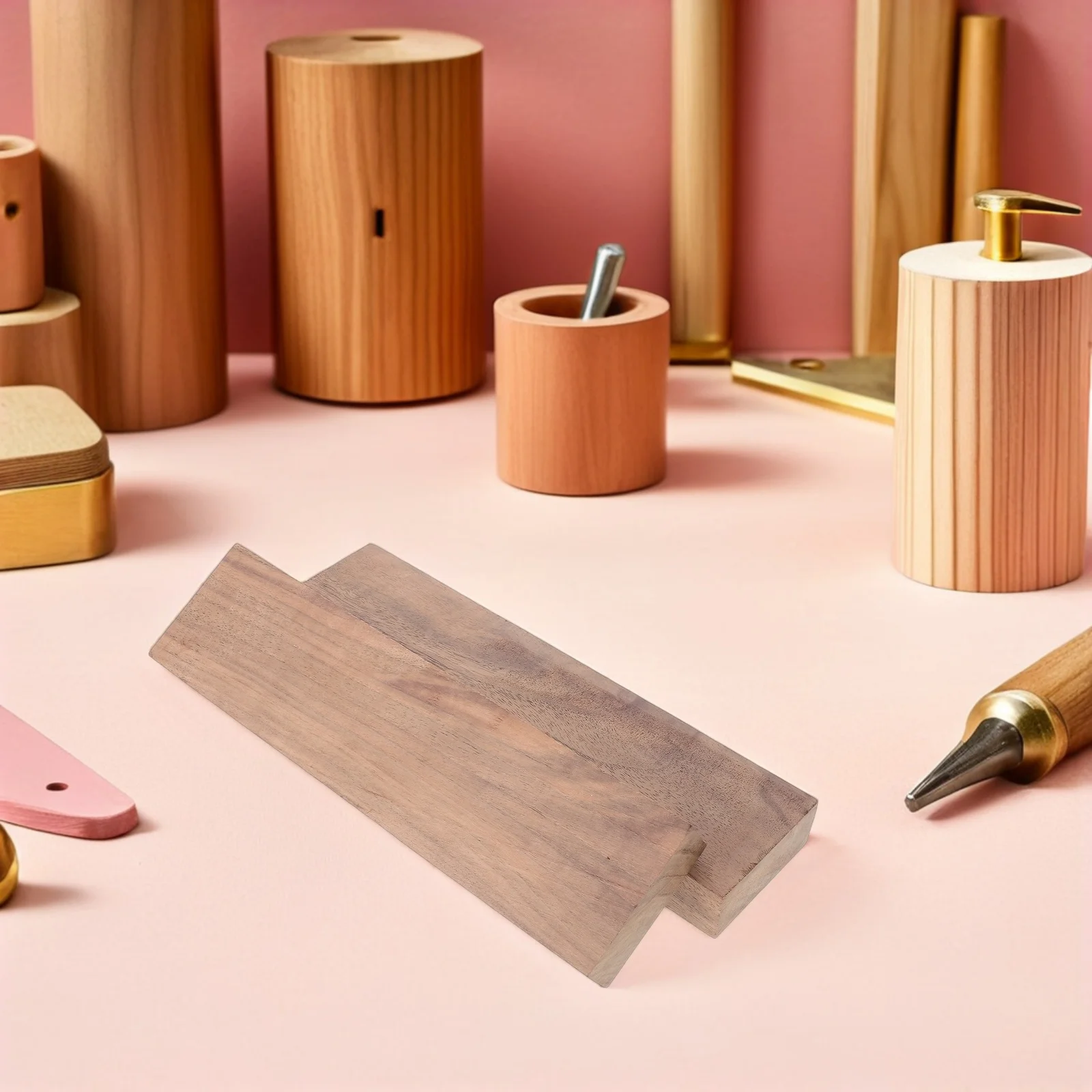 

2Pcs Thick Walnut Wood Blanks Solid Hardwood Boards Natural Grain Stable Carving Wood for DIY Woodcrafts Walnut Hardwood Boards