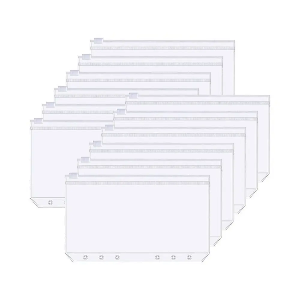 

PU Leather Money Saving Binder Loose-Leaf Waterproof Money Saving Challenge Book Colorful Cash Envelopes