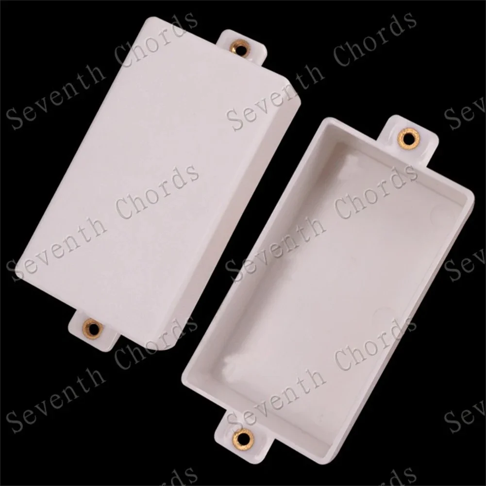 Brand New Easy To Use Practical Humbucker Pickup Cover Shell Plastic Replacement Sealed Black/White For Electric Guitar