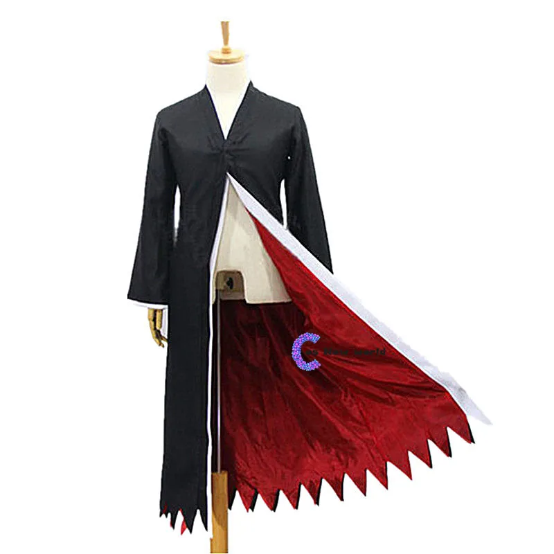 Anime orientalny japoński tradycyjny Kimono samuraj BLEACH Kurosaki Ichigo Cosplay kostiumy szata suknia ze słomkowymi sandałami