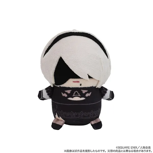 9cm MOVIC Stuffed Doll Nie:Automata Ver1.1a Automatic Humanoid Robot YoRHa No.2 Type B Cotton Bean-eyed Plush Muppet Pendants