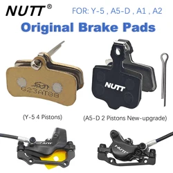 NUTT 2 4 Piston Y-5 A5-D Fren Balatası Seramik Hidrolik Disk Fren MTB Elektrikli E-Bisiklet Scooter Kaliper Parçaları