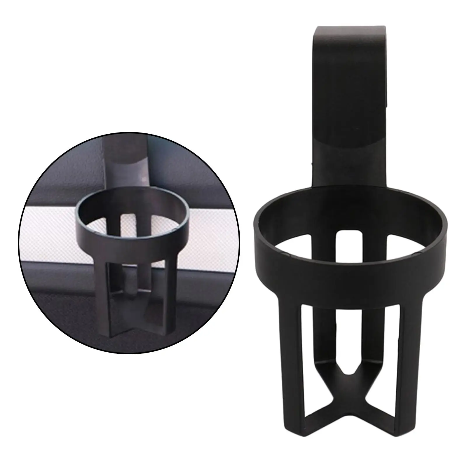 Universal Auto Cup Drink Holder Can Bottle Tray Window Mount Black