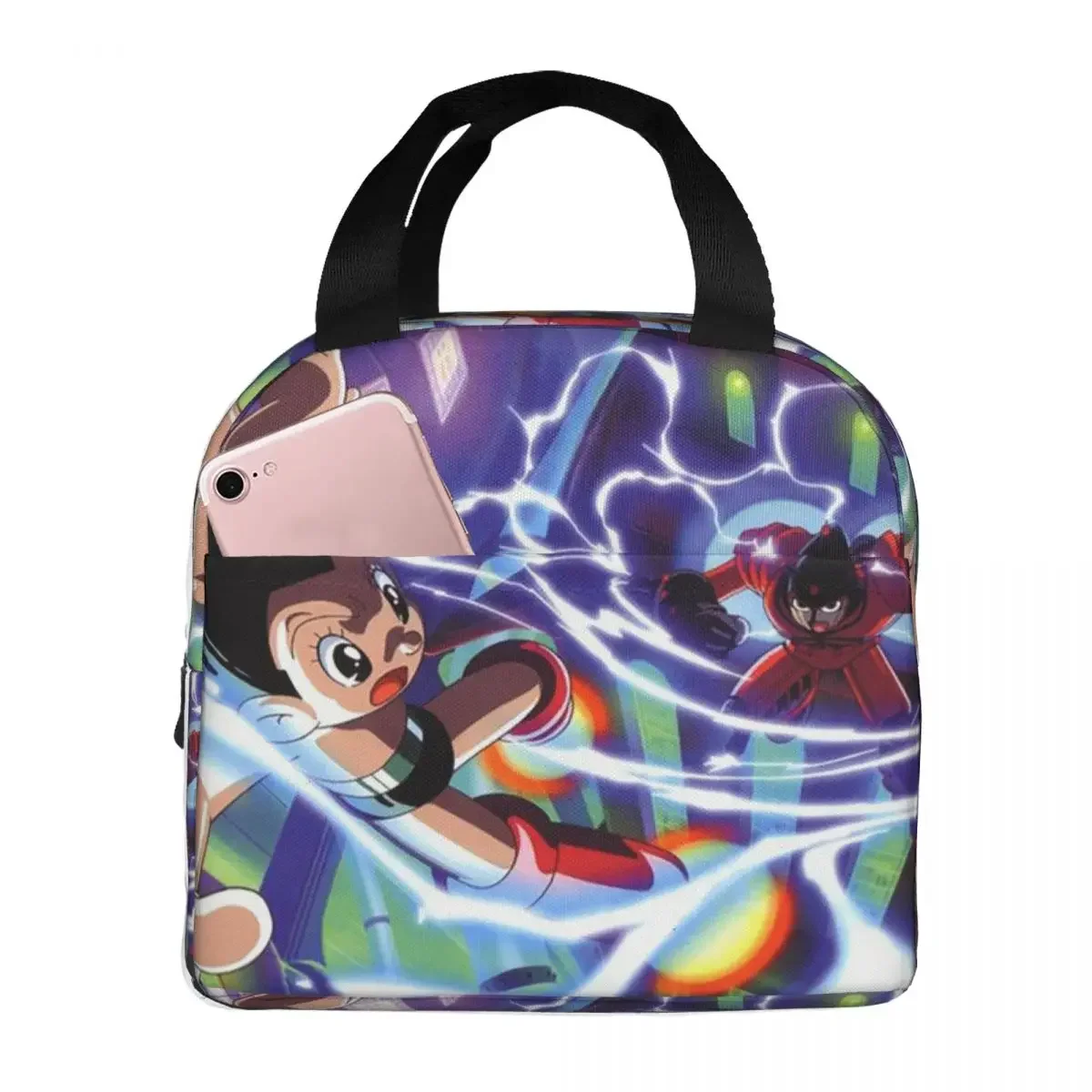 

Термосумка для обедов Astroboy Astro Boy в стиле аниме для женщин, офисная термосумка-холодильник, герметичный контейнер для еды