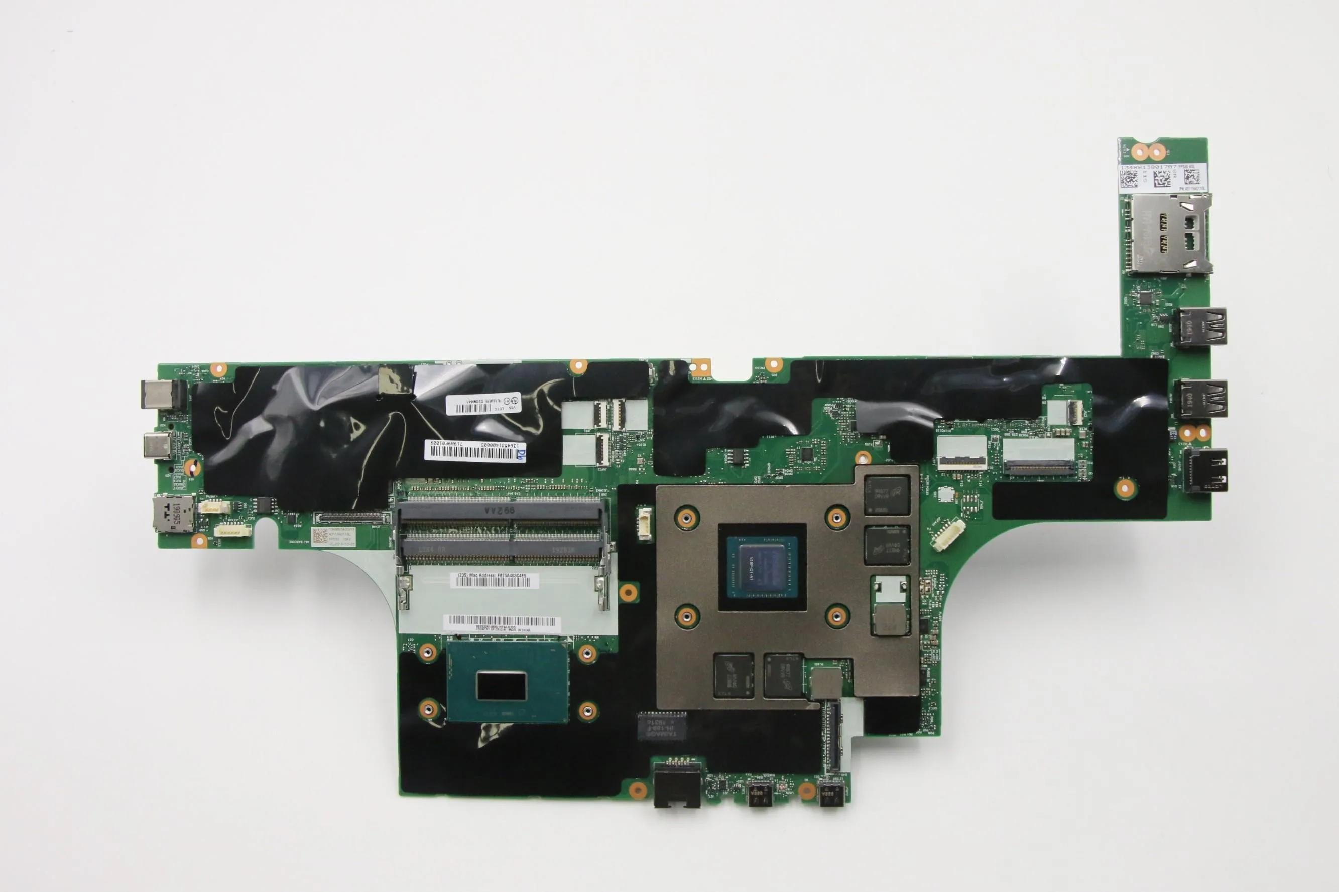 SN NM-C262 FRU PN 02DM441 CPU intelI79750H Model Number Multiple compatible replacement P53 Laptop ThinkPad motherboard computer