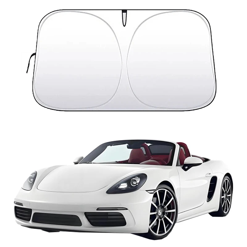 Car Window Sunshade Cover Sun Shade Windshield Visor Protector Windscreen UV Protection For Porsche Boxster 986 987 1996-2011