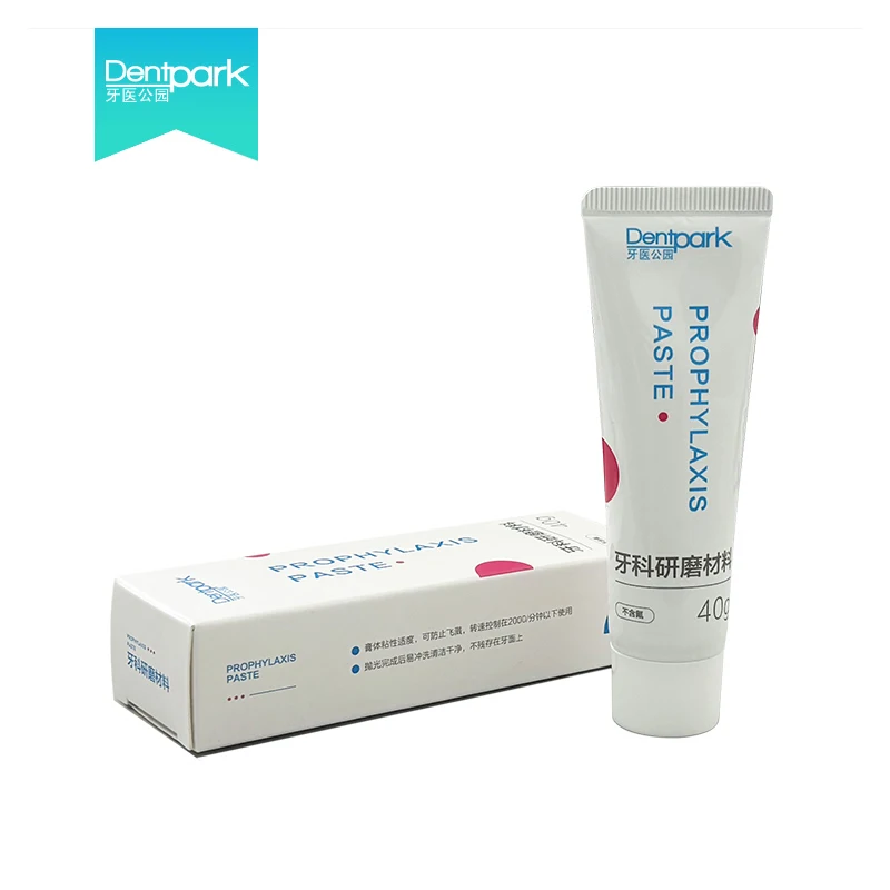 Dentpark Dental Extra‑Oral Polishing Paste Standard Grit Odorless Fluoride‑Free Blue Polishing Compound 40g Box for Dental Lab S