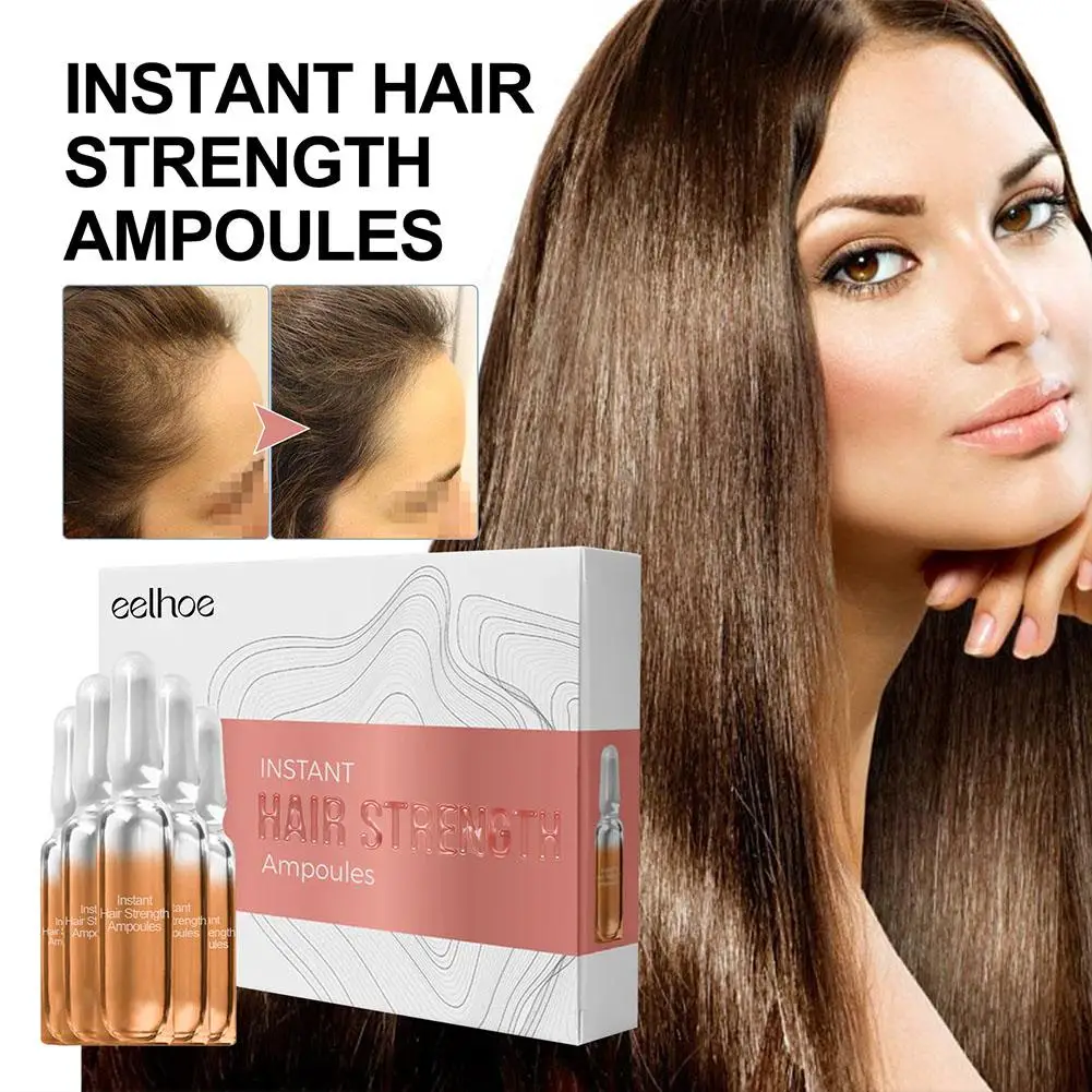 

Instant Hair Strength Ampoules - Scalp Cleanser for Hair Loss & Thinning Smooth Repair for Dry Damaged Hair Regrowth Solution