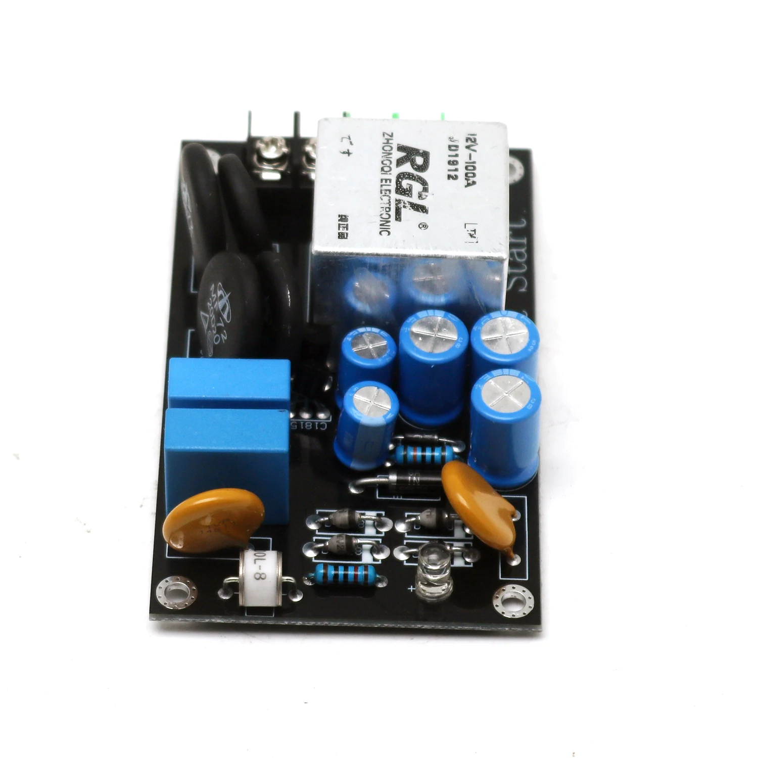 AC 110V 220V 2000W Power Supply Soft Starting Board High Power For 1969 Audio Amplifier Speaker 100A Relay Thunder Protection