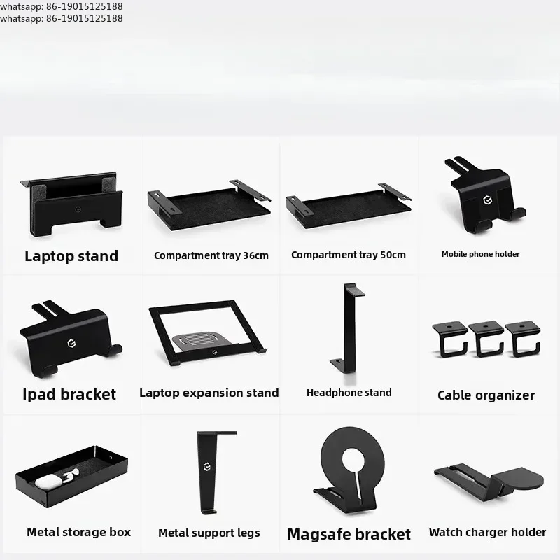 Desk Workshop Z3 Modular Monitor Stand Phone Holder Earphone Stand Tablet Stand Storage Drawer Adjustable Desktop Organizer