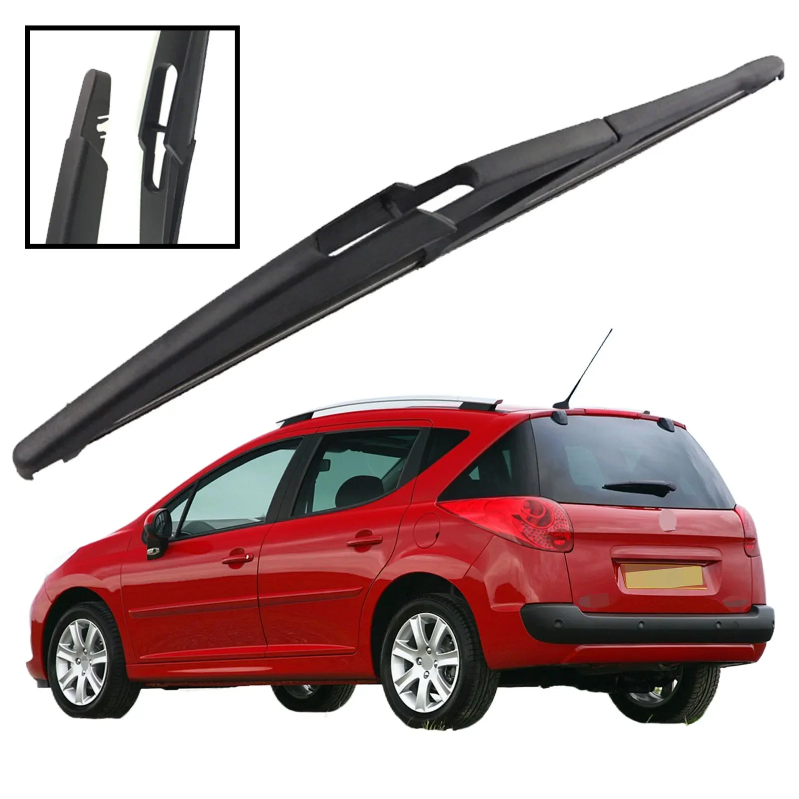 

12" Rear Windshield Windscreen Washer Wiper Blade For Peugeot 207SW A7 207 SW Estate 2007-2014 Car Accessories Accsesories