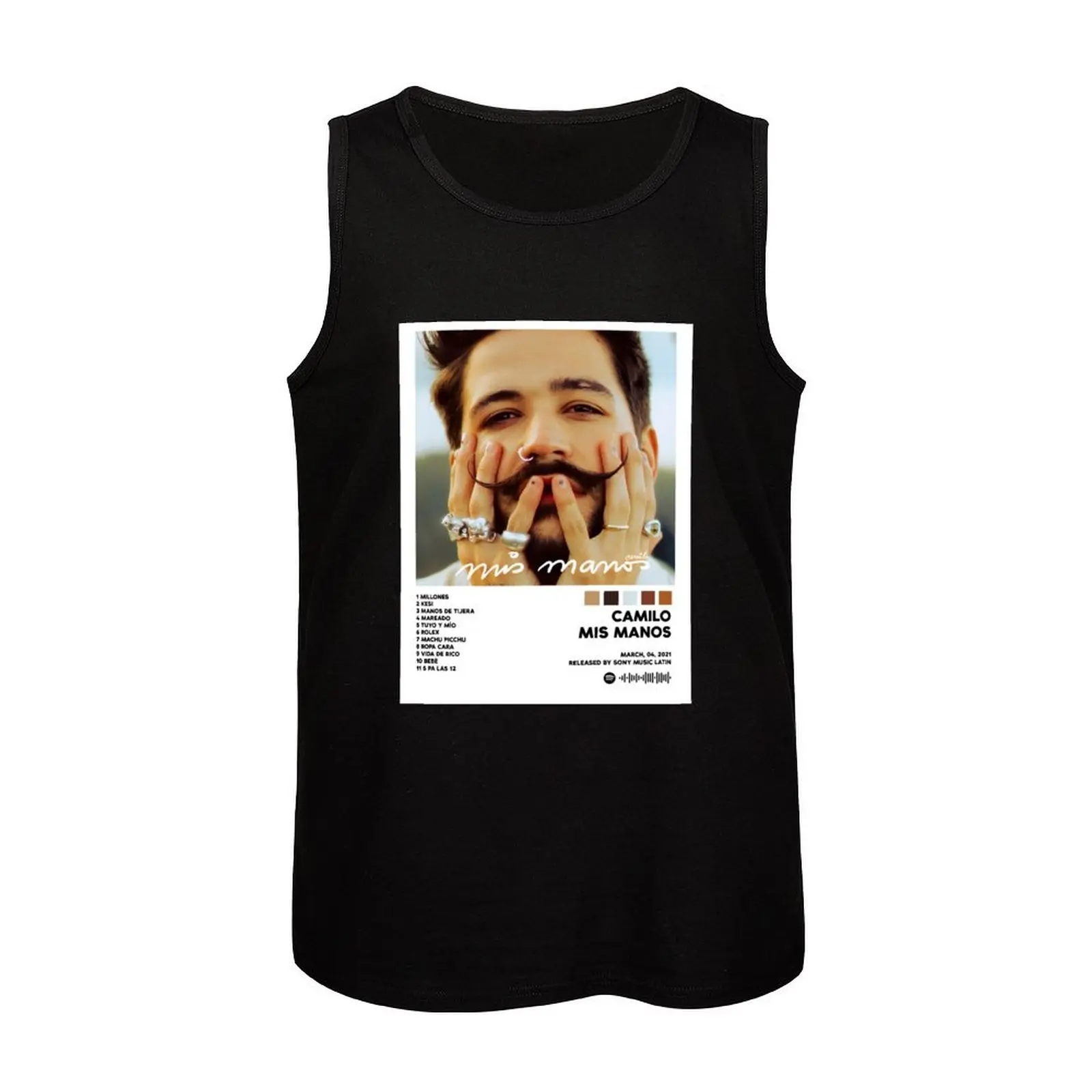 Kaos Tank Top camilo-mis MANOS cool things