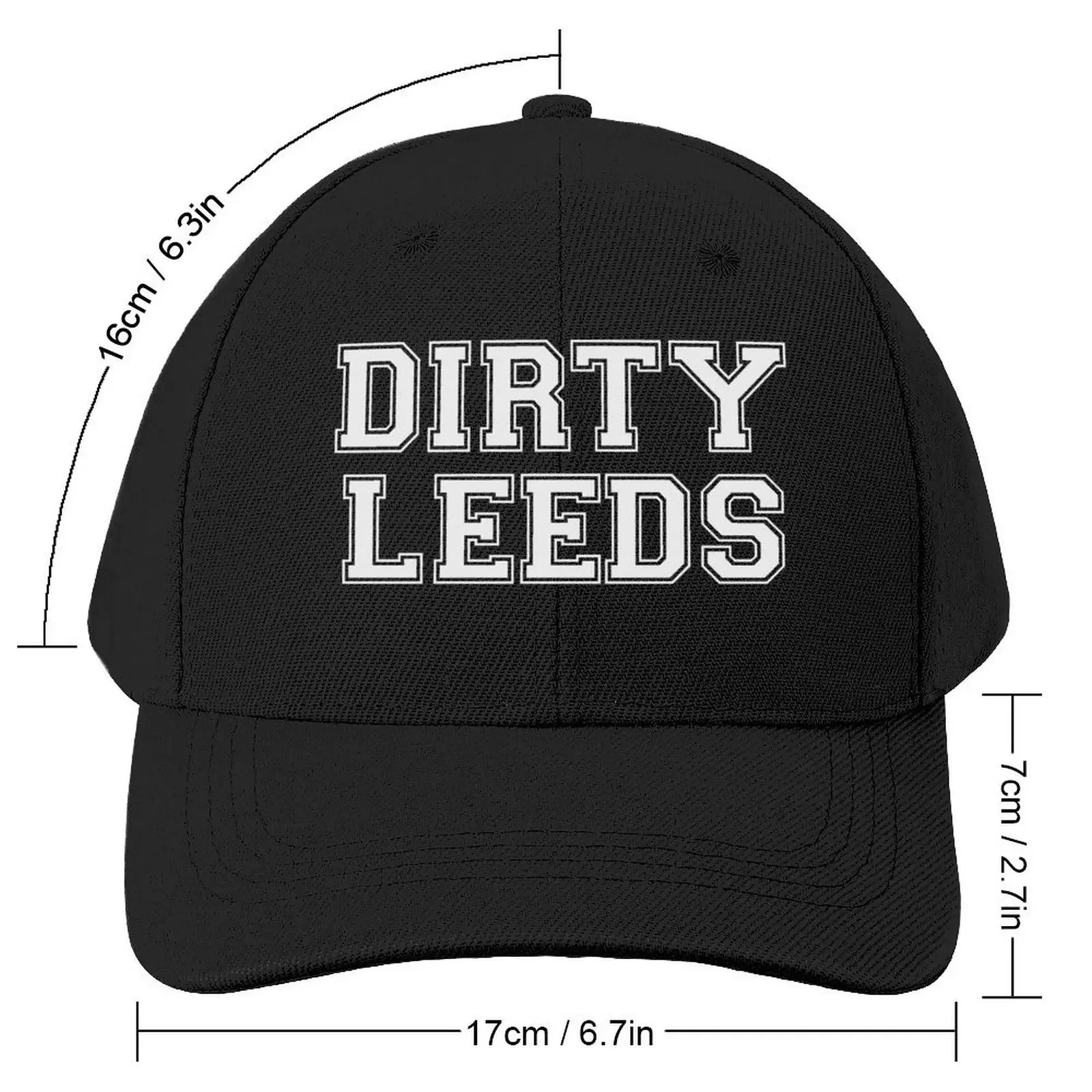 Dirty Leeds Baseball Cap Rugby Beach Golf Men Women's