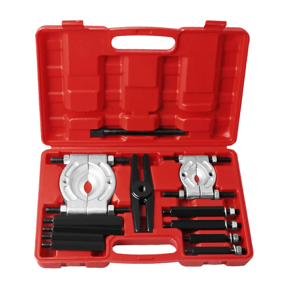 Bearing Puller Kit Bearing Splitter Gear Puller Fly Wheel Separator Set With Box Tool Kit Disassembly Assembly Tool Steel Heavy