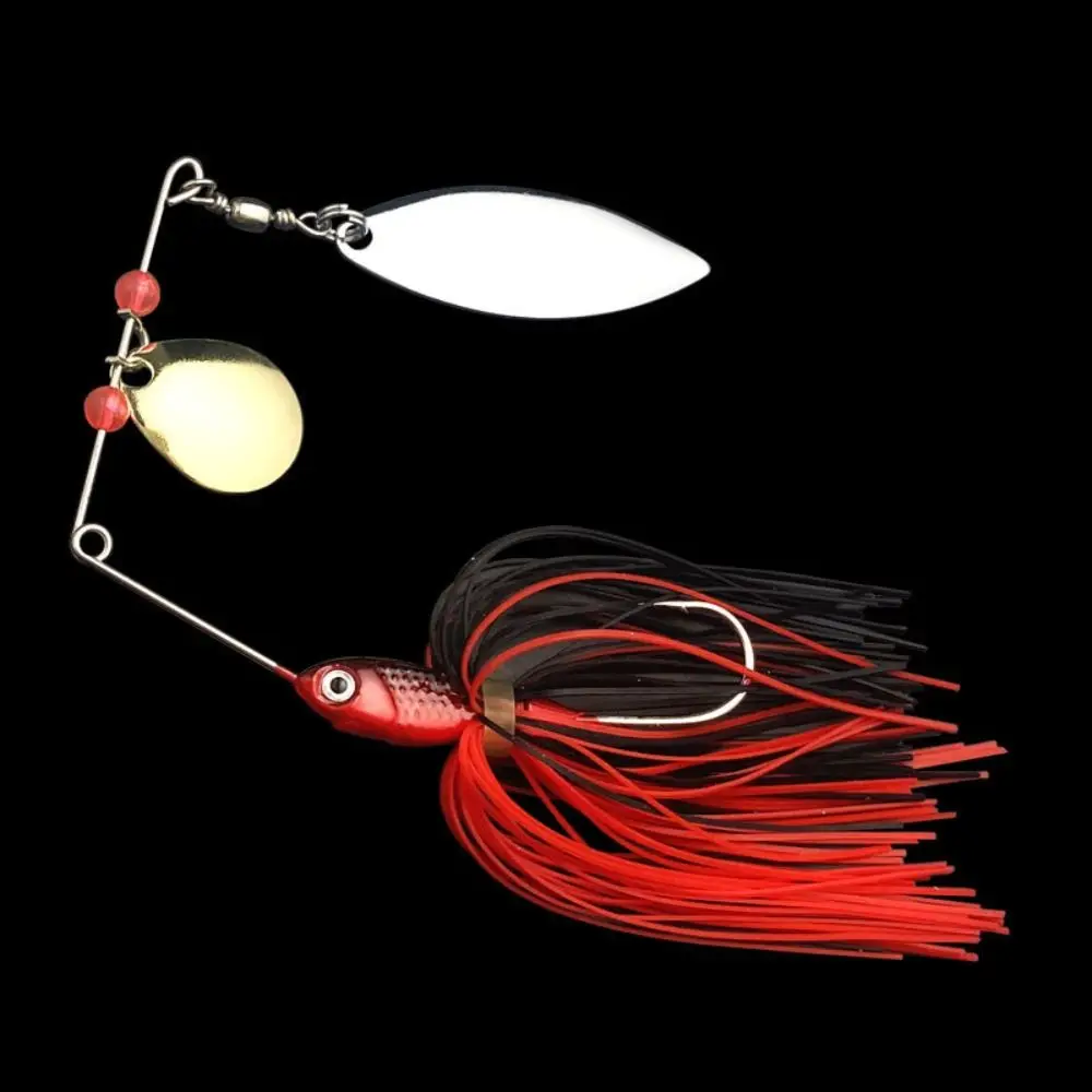 2024 bass pike walleye Beard fishing lure chatter Walleye Buzzbait Silicone Skirt Flap spinner bait Sea fishing