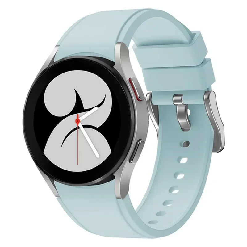

20mm Silicone Strap For Samsung Galaxy Watch 4 classic 46mm 42mm smartwatch Sport Bracelet For Watch 5 pro 45 44mm 40mm