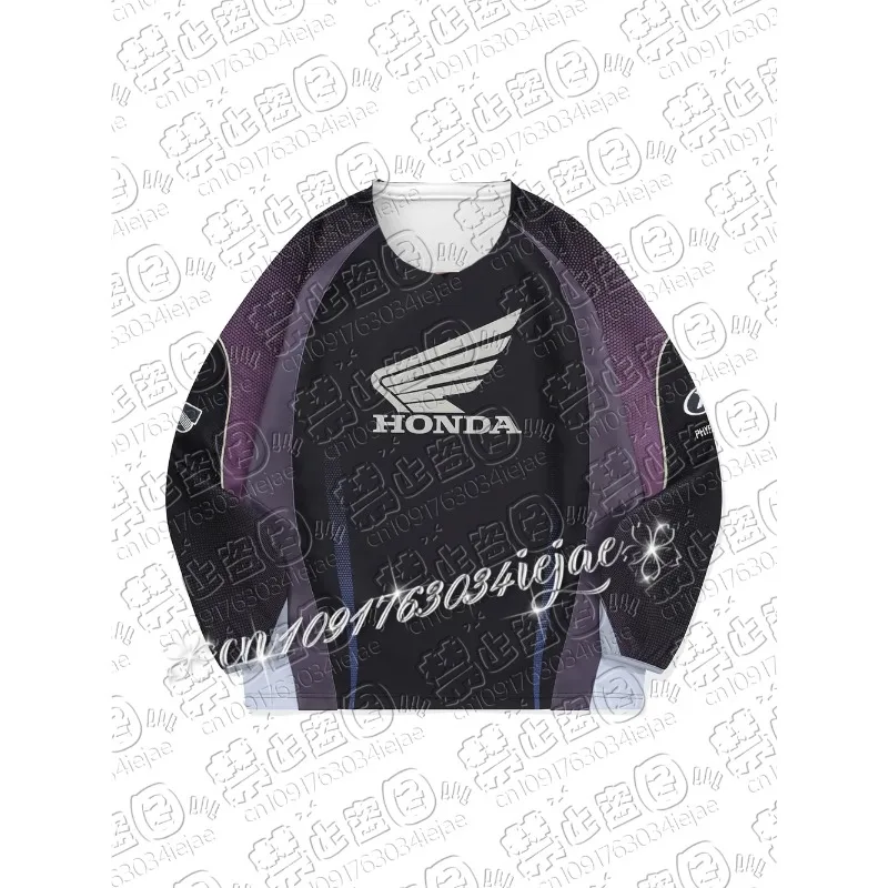 هوندا دراجة نارية جيرسي موتو سباق فريق قميص السائق ركوب الخيل والعتاد ملابس رياضية عادية الشارع الشهير المصنع الرسمي سباق الأعلى #2