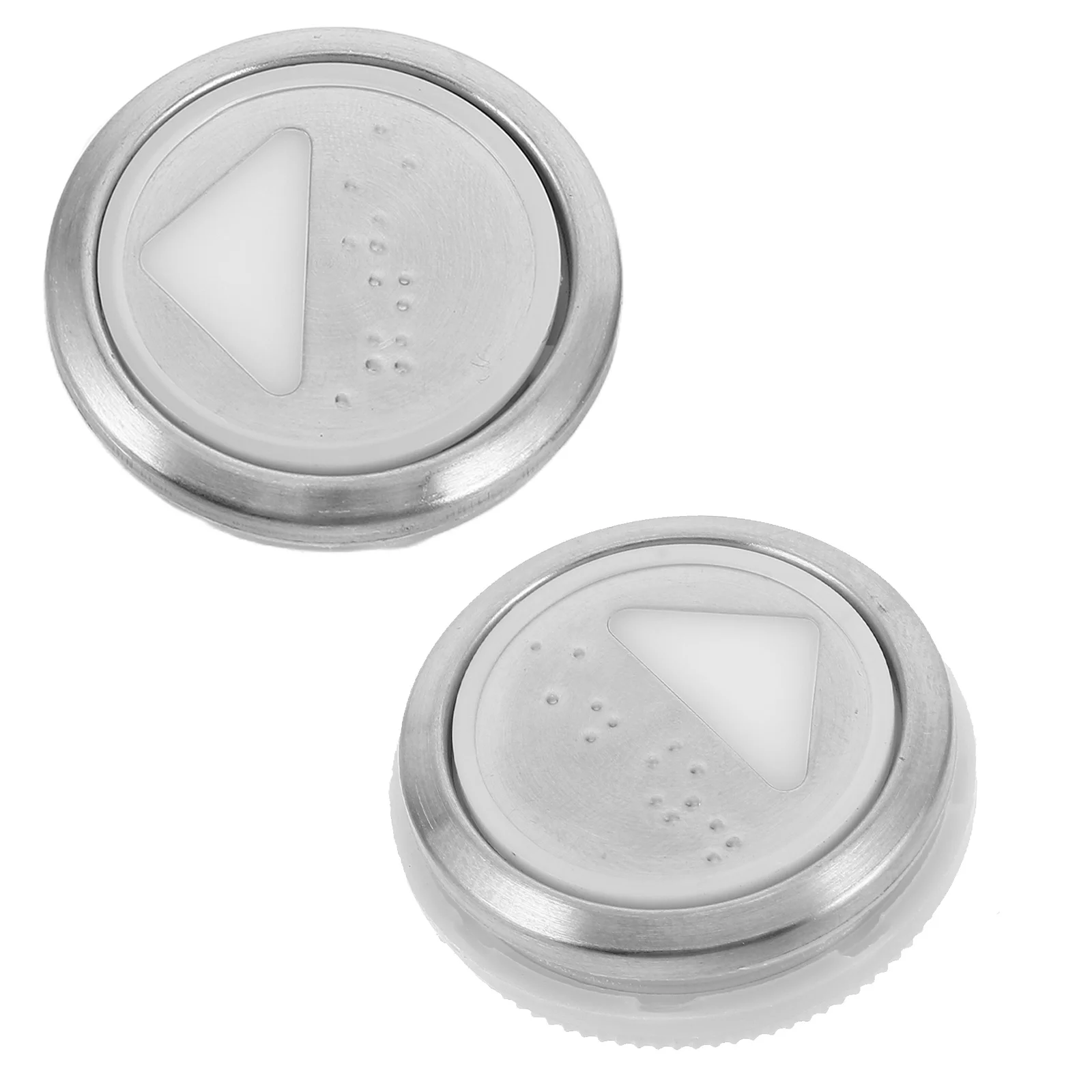 

2Pcs Round Stainless Steel Elevator Button Emergency Stop Braille Lift Button Freight Elevator Replacement Spare Parts