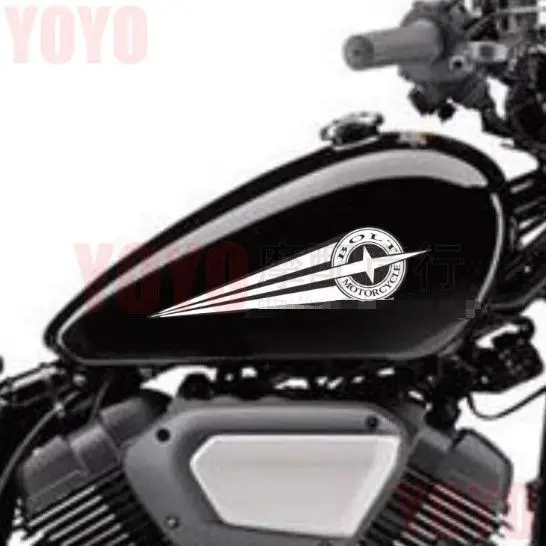 

【1 пара】Применимо к мотоциклетному болту Prince XVS900 Doji, наклейка на топливный бак, наклейка Latte Art