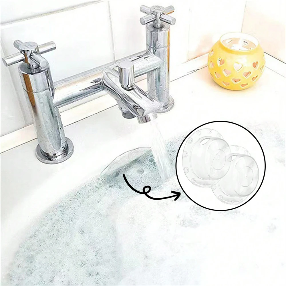 1pc Bathtub Water Level Rise Anti Overflow Drain Plug Bathtub Drain Cover Anti Overflow Cover