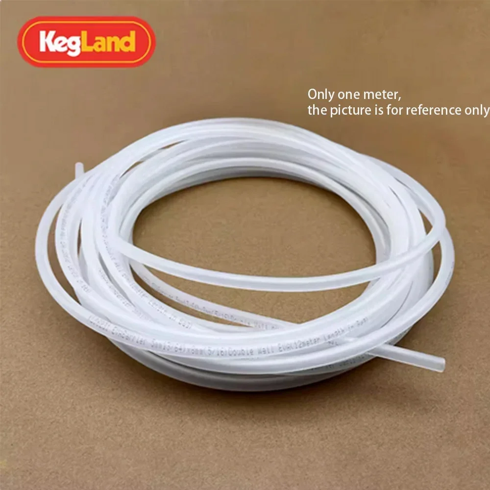 Kegland 6.3*9.5mm /4*8mm/ 5*8mm EVA Tube 1M High Temperature Resistance Gas-liquid Hose Tube