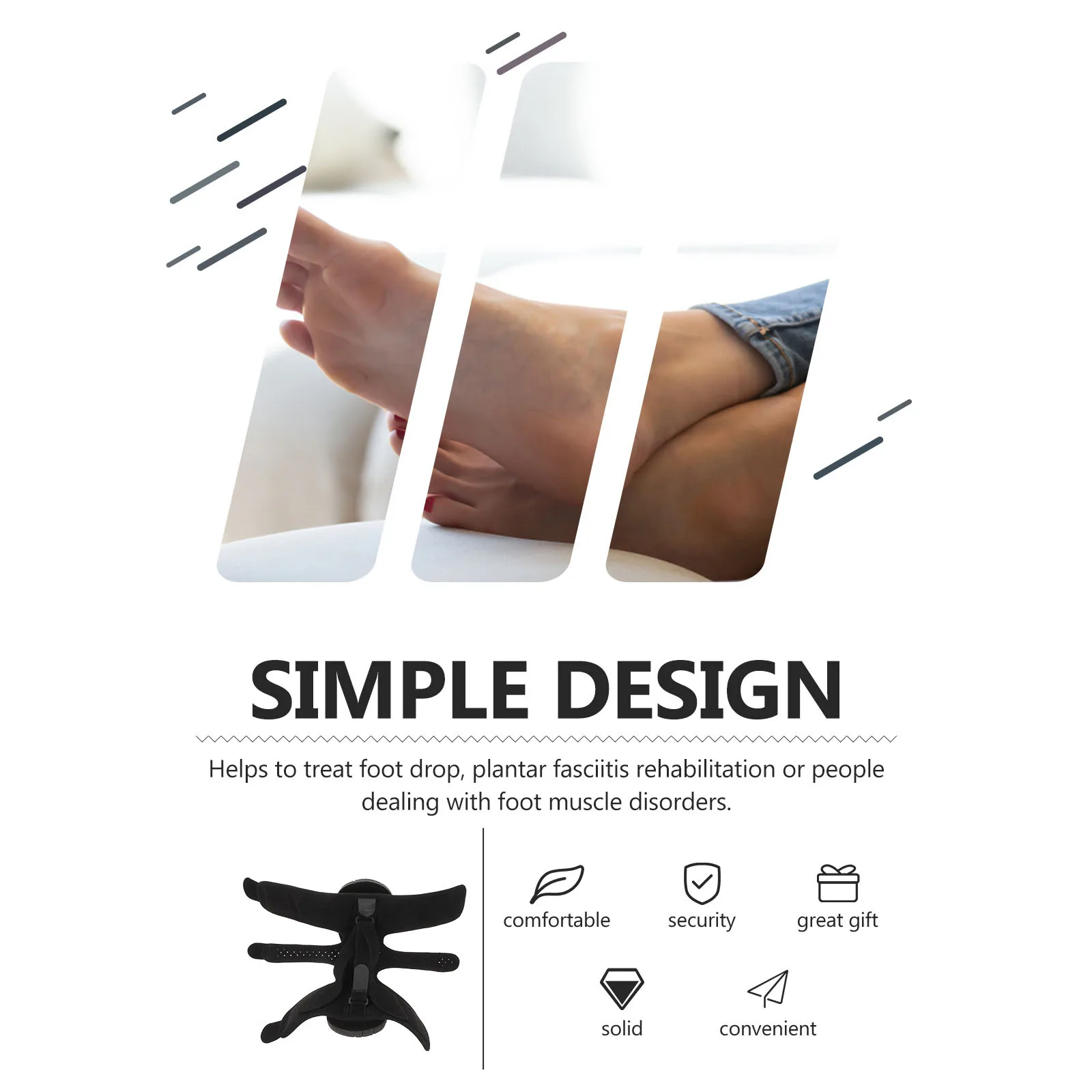 

Foot Drop Corrector Breathable Foot Brace Orthopedic Splint Plantar Fasciitis Night Splint Sports Ankle Brace Sports Ankle Wraps