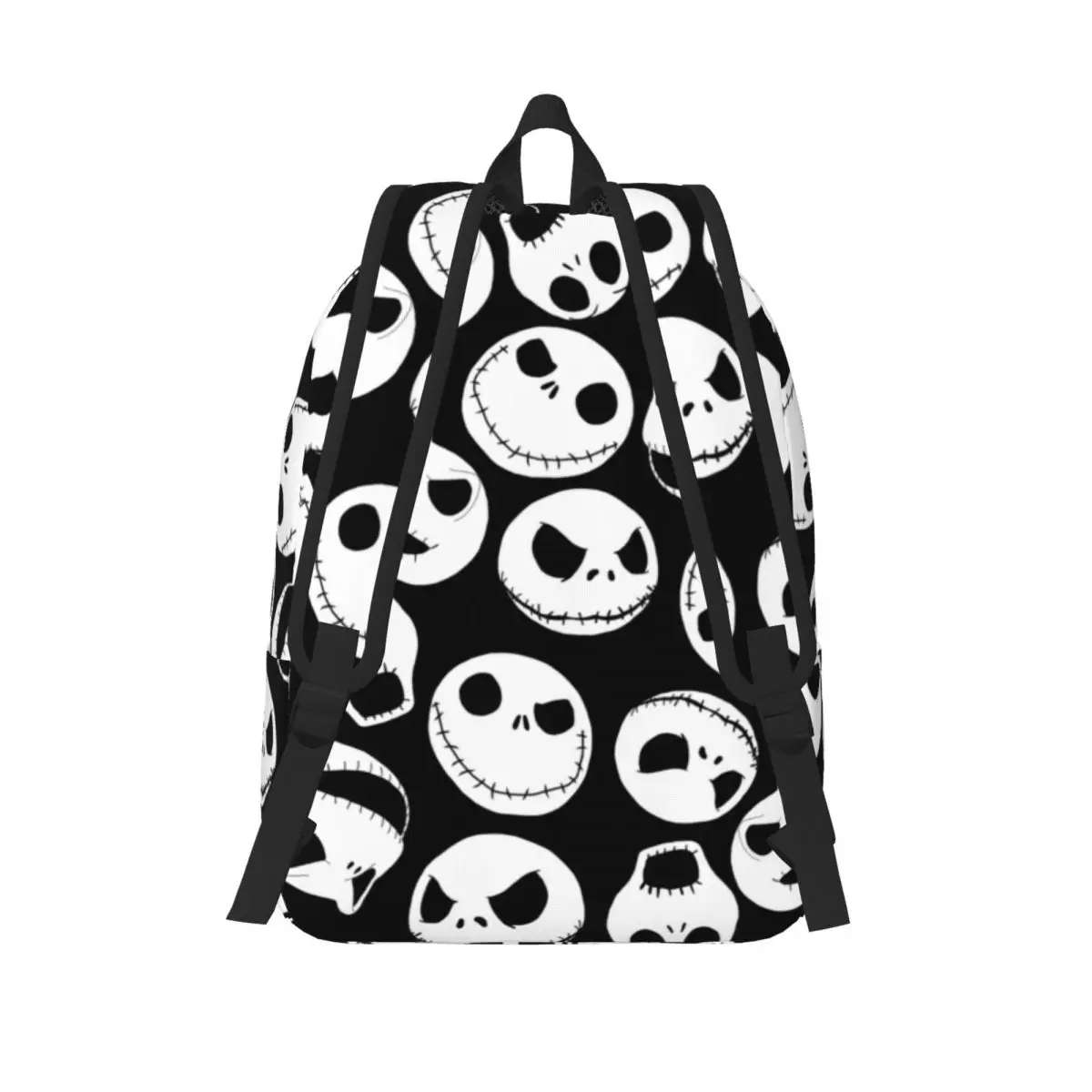 Zaini in tela con motivo Jack Skellington con stampa 3D personalizzata per l\'incubo prima di natale borse da viaggio per la scuola universitaria