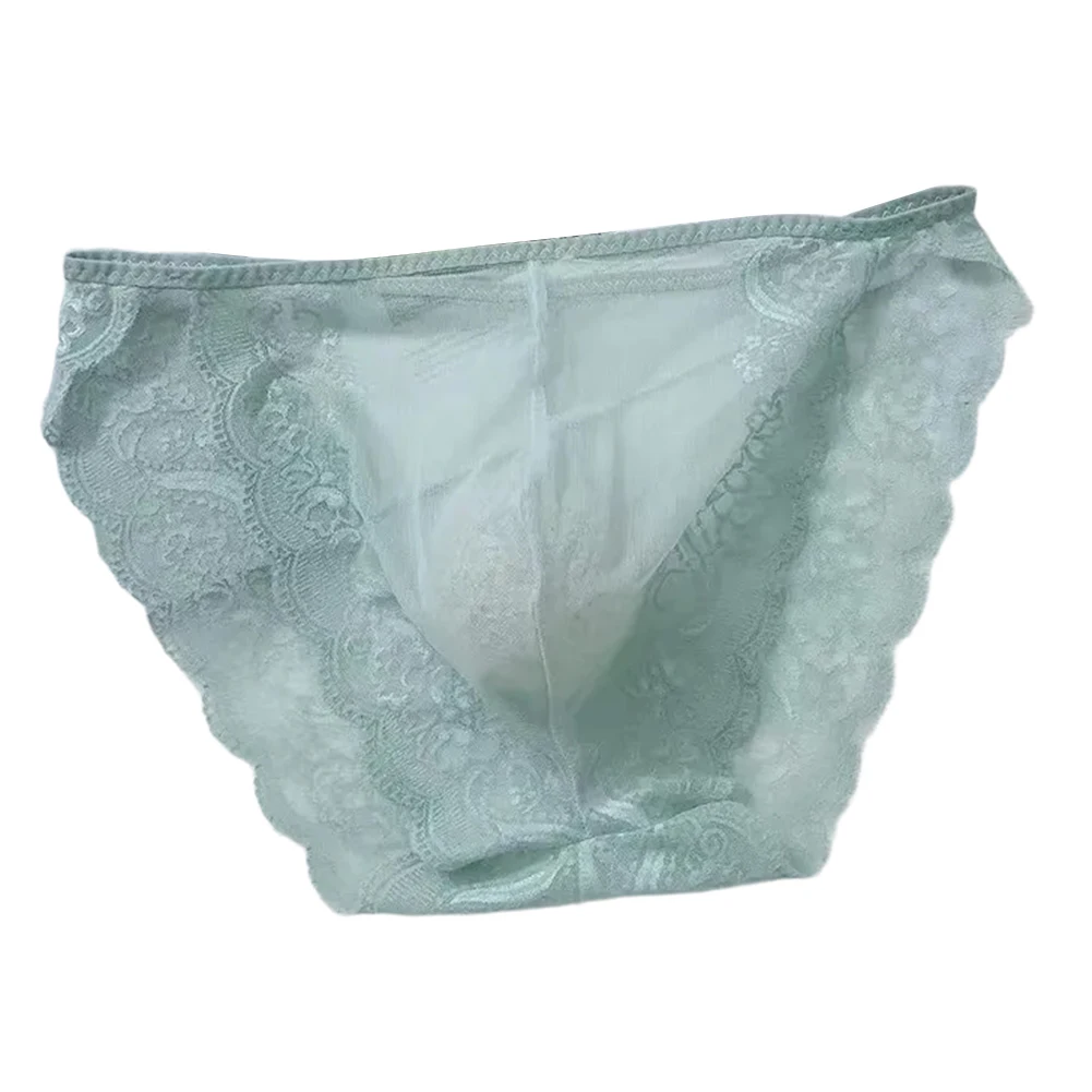 

Мужские летние трусы с низкой посадкой, прозрачные, дышащие, бесшовные, кружевные, с U-образным вырезом, модные