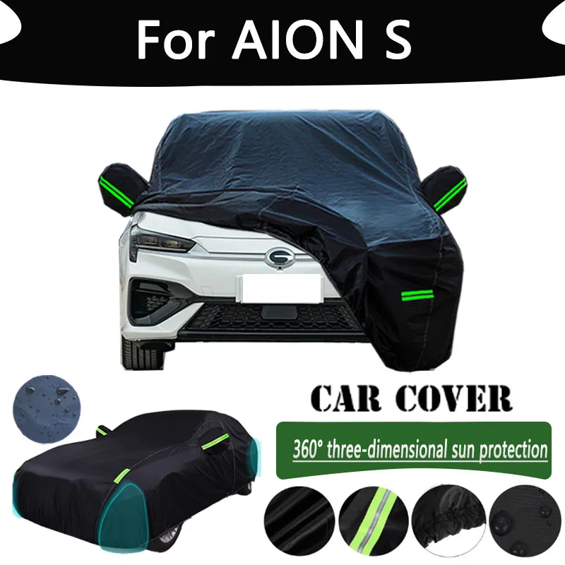 

For AION S Outdoor Protection Full Car Cover Snow Covers Rainwater Sunshine Dustproof Scratches Car Cover