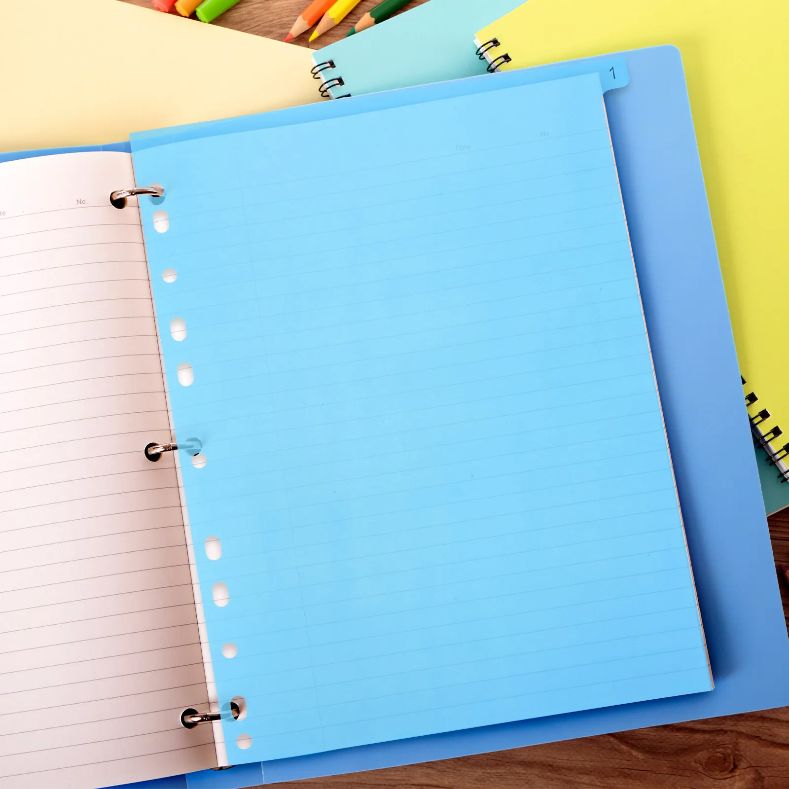 

Набор из 5 разноцветных пластиковых разделителей для папок А4, внутренние вкладыши для офисных файлов, профессиональные индексные разделители с цветными вкладками