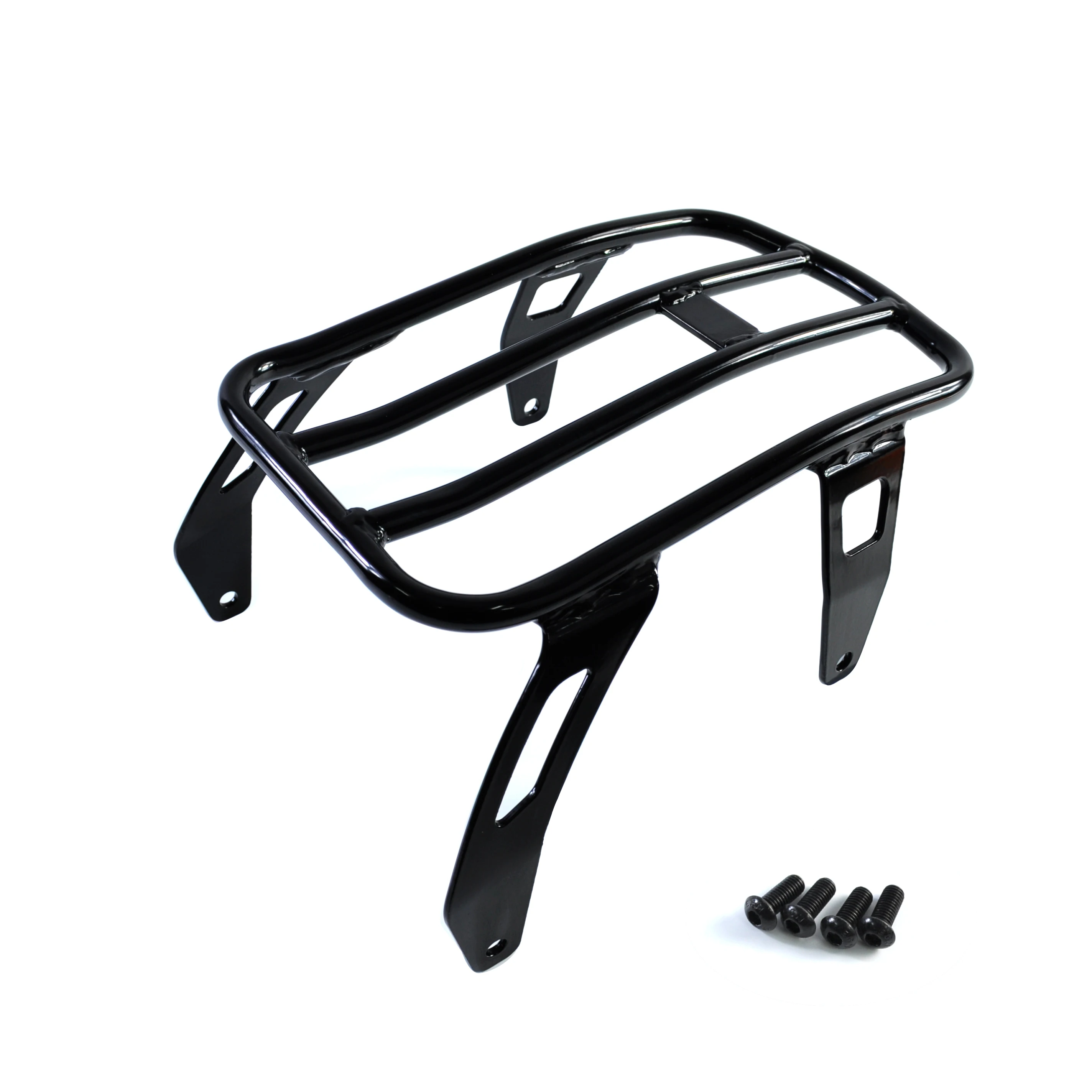 Panical Gloss Black Solo Luggage Rack Rear Seat Sissy Bar Passenger Rack For Indian Scout Bobber 2018-2024 Motorcycle