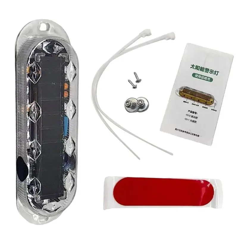 

Warning Lights For Trucks Auto Solar Warning Light LED Vehicle Warning Light Multifunctional 5-color Car Solar Flashing Safety