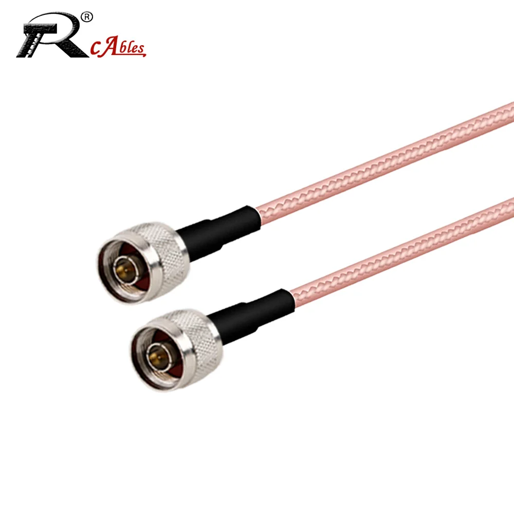 RG316 Cable N Male to N Male Plug Connector RF Coaxial 50Ohm Low Loss RG-316 Jumper Pigtail 3G/4G/5G/LTE Antenna Extension Cable