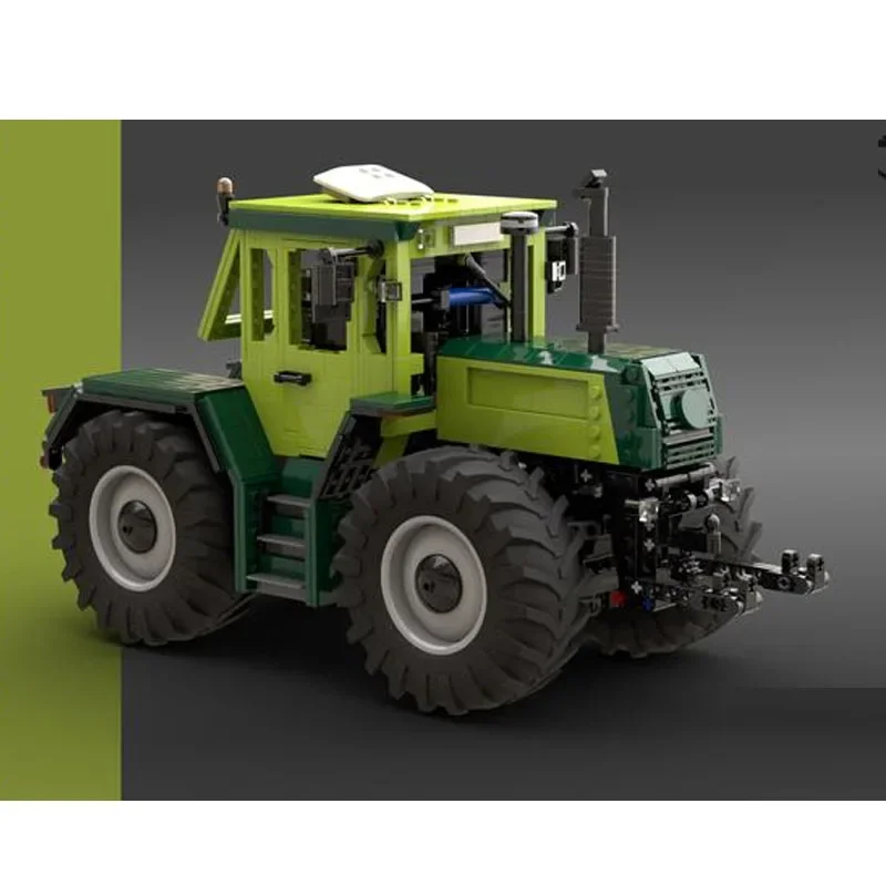 Tractor 1500 - RC Equipment MOC-164809 Farm Machine Building Block Toy Model (Without Motor) 1355PCS DIY Birthday Gift for Kids