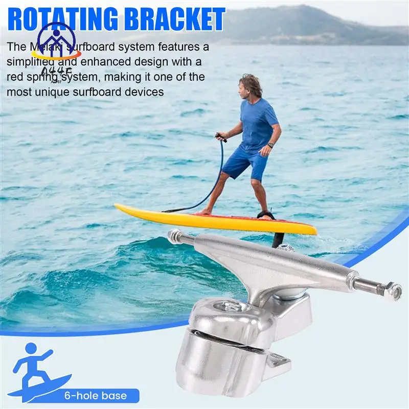 

A44F-For Meraki Surf Skate Bracket 6 Hole Base 6.25Inch Trucks Surf Skateboard Trucks Adapter Rear Trucks