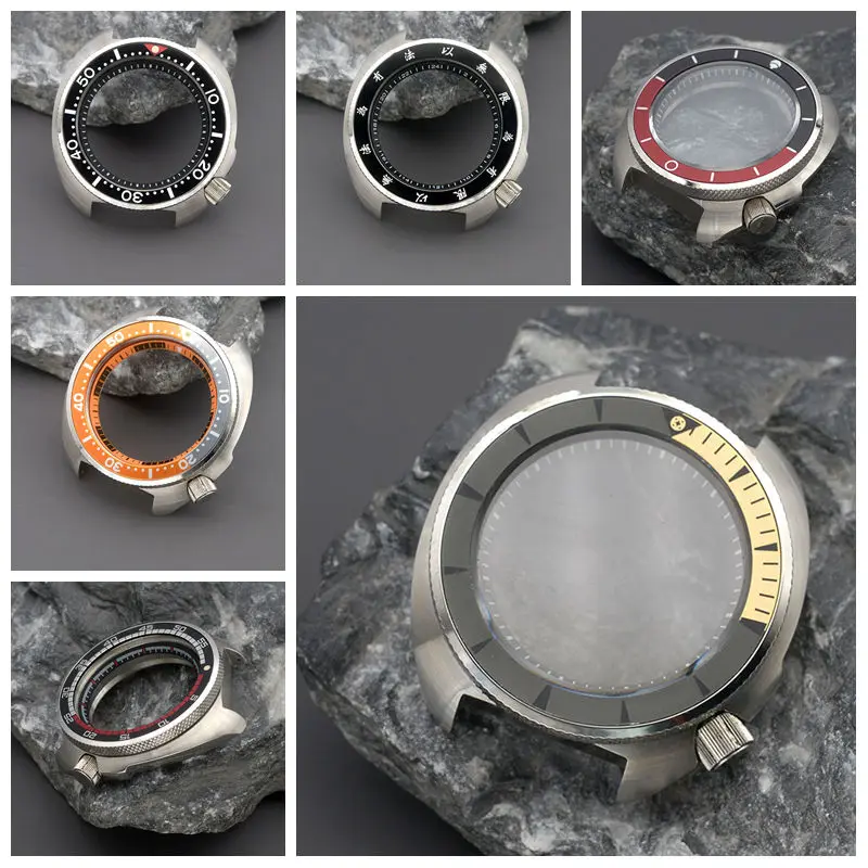 Мужские часы Turtle Abalone Diving, корпус 6105 6139, подходят для механизмов NH34, NH36, NH35, водонепроницаемость 50 м, сапфировое стекло, подарок