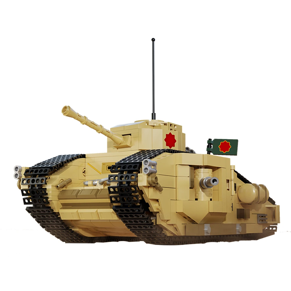 Gobricks MOC إنديانا جونز آخر الصليبية دبابة عسكرية مغامرة غزاة نموذج الطوب بنة مجموعة لعب للأطفال هدية