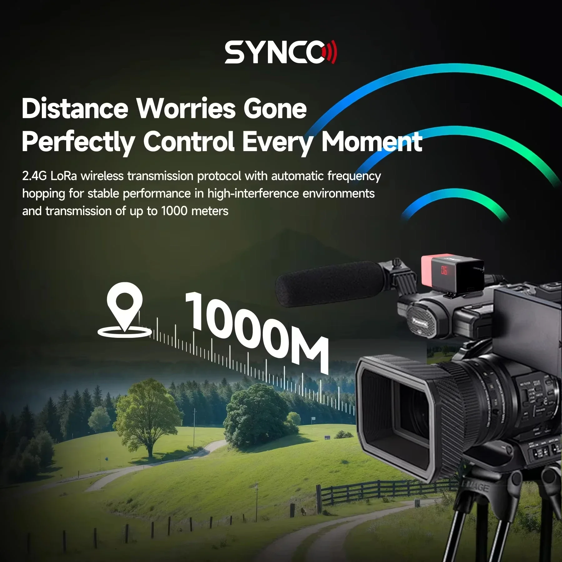 Synco CE3 Wireless Tally 4 Light For Camera Broadcast Switcher