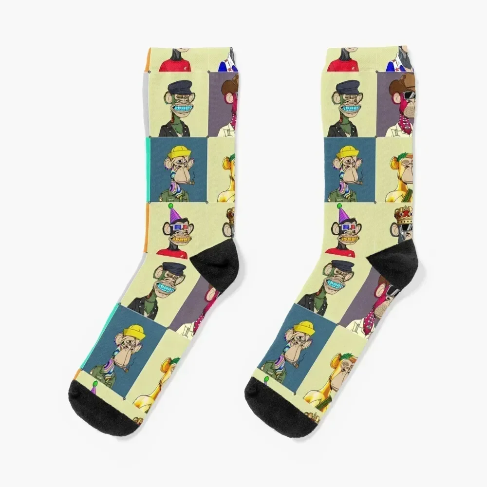 

BORED APES NFT Socks cute winter valentine gift ideas tennis Man Socks Women's cotton ankle funny gift Socks For Girls Men's