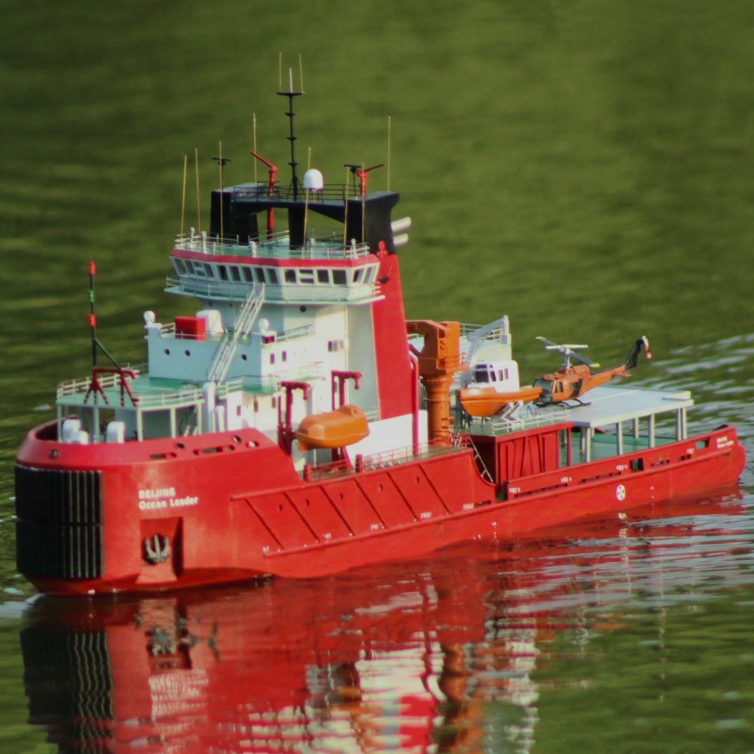 1/150 RC قارب 52 سنتيمتر بكين المحيط زعيم التحكم عن بعد السفن وضعت بدقة RC Schiffe نموذج RTR سفينة لعبة