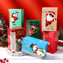 Christmas Gift Candy Boxes Merry Christmas Decoration for Home 2024 Xmas Party Decor Ornaments Navidad Natal New Year Gifts 2025