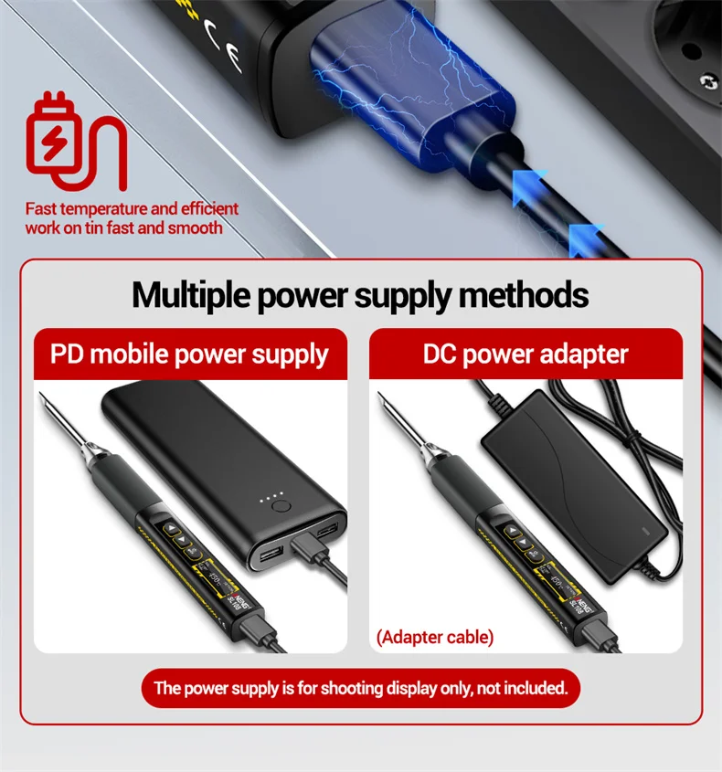 SL108 T12 سبيكة لحام محطة إعادة العمل المحمولة لحام PD QC 100 واط-400 واط محطة لحام كوتين T12 تلميح سلسلة أدوات لحام عدة