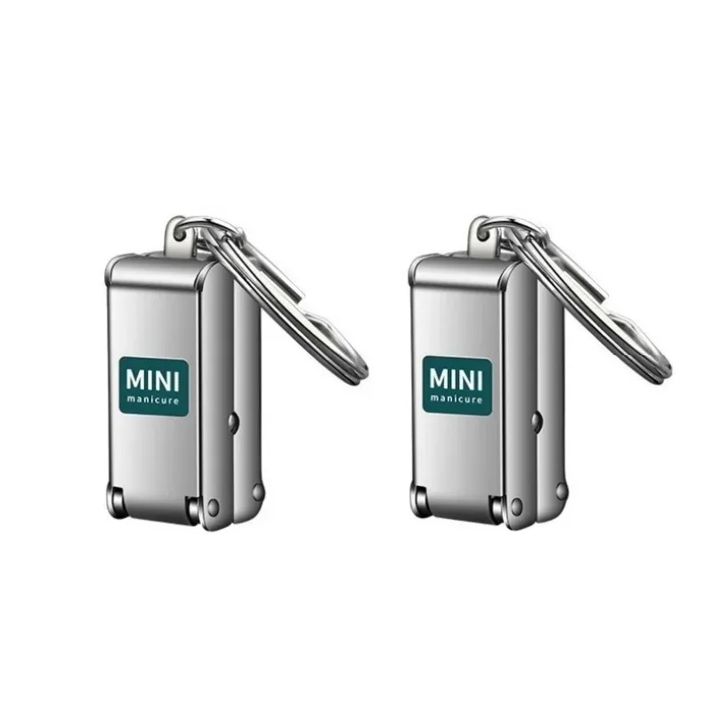 Mini Nail Clipper Nail File Function Exquisite Foldable Nail Clipper Portable Luggage Shape Nail Polish Tool