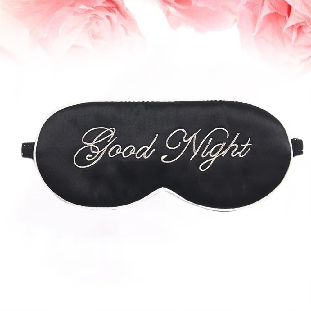1 шт., шелковая маска для глаз, легкая, моющаяся для женщин, мужчин, детей, регулируемый ремешок для путешествий, дома, отеля, затеняющая повязка на глаз для сна