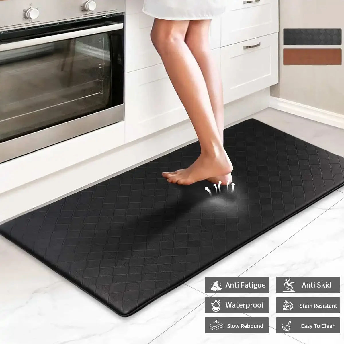 

Modern Kitchen Mat Home Entrance Doormat Hallway Bedroom Living Room Decoration Floor Foam Carpet Balcony Bathroom Anti-Slip Rug