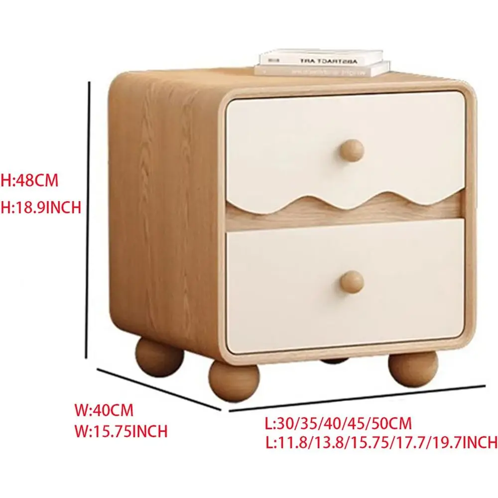 منضدة المزرعة التقليدية، أسود، سطح خشبي، درجين، طراز عتيق، L50xW40xH48cm