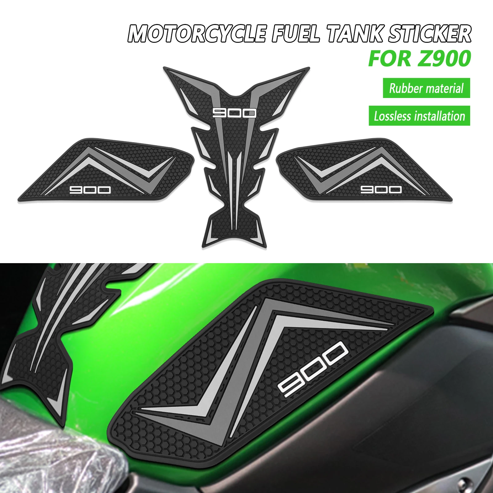 

Новая защитная наклейка на топливный бак мотоцикла, наклейка на топливный бак, наколенник, наклейка на топливный бак для Kawasaki Z900 z900 Z900 SE 2025